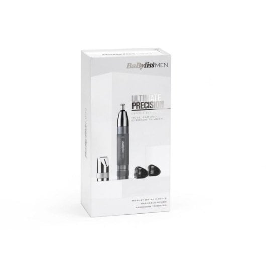 Dépilateur de précision BaByliss E116E acier inoxydable usage nez oreilles sourcils