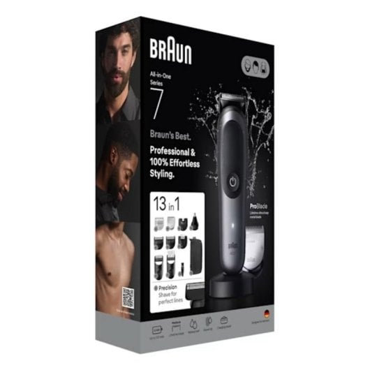 Cortadora de pelo Braun AIO7560 Recargable Inalámbrica 14 longitudes