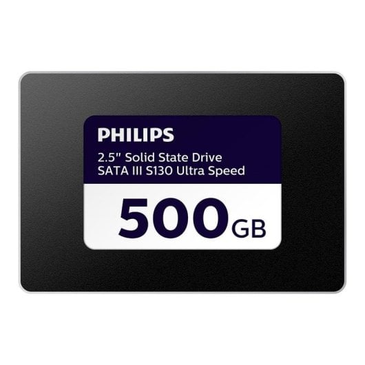 Disco Duro Philips S130 500GB SSD 2.5" 550MB/s AES 256-bit