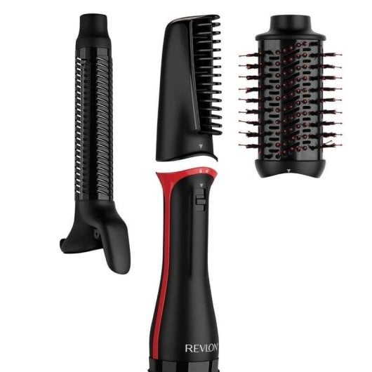Multistyler Revlon RVDR5333E 1100W Céramique 4 Températures 3 Accessoires Noir Rouge