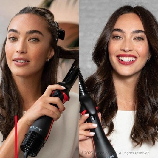 Herramienta de peinado Revlon RVDR5333E multistyler 1100 W negro y rojo