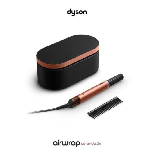 Modelador Multifuncional Dyson Airwrap Coanda 1700W 4 Temperaturas 3 Velocidades Múltiplos Acessórios Preto Ouro Rosa