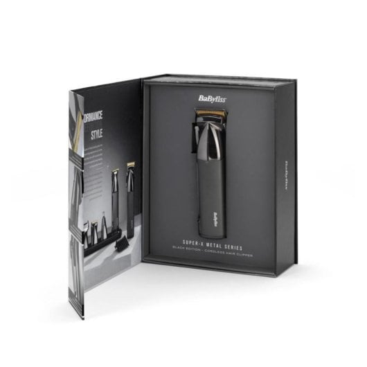 Haartrimmer BaByliss E991E Titan-Klinge Akku 180 min Schwarz Chrom