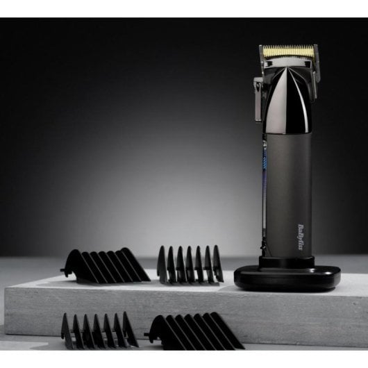 Haartrimmer BaByliss E991E Titan-Klinge Akku 180 min Schwarz Chrom