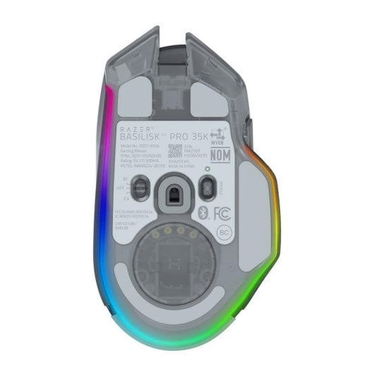 Ratón Razer Basilisk V3 Pro Inalámbrico RF Bluetooth 35000 DPI Blanco RGB