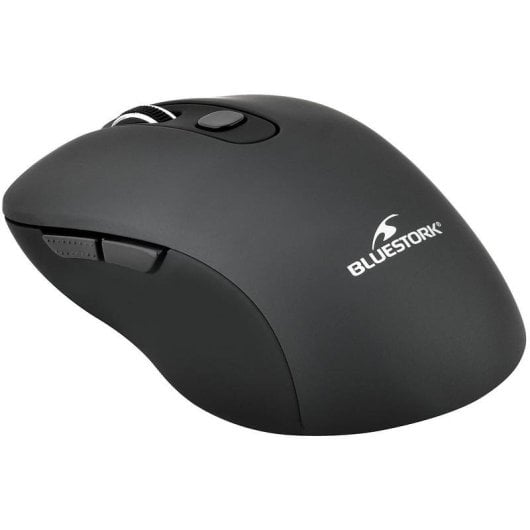 Ratón Bluestork M-WL-OFF60-BLACK Inalámbrico 1600 DPI Negro 6 Botones