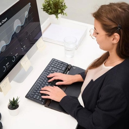 Ratón Contour Design RollerMouse Pro Cable USB 2800 DPI Negro Reposamuñecas Ergonómico