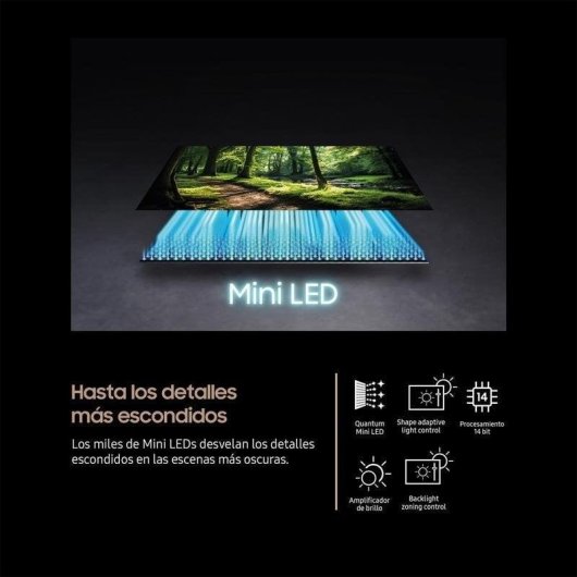 TV Samsung Neo QLED TQ55QN1EFAUXXC 55" 4K UltraHD 144Hz Smart TV Tizen HDR10