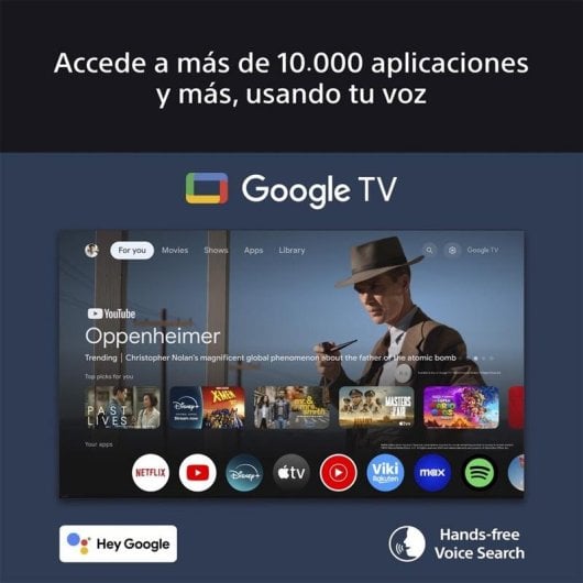 TV Sony LED K-65S3 65" 4K Smart TV Wi-Fi Bluetooth Google TV