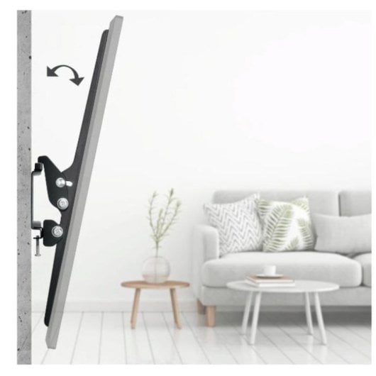 Supporto TV Hama 00220808 a parete inclinabile per schermi 32-75 pollici 40 kg VESA 400x400