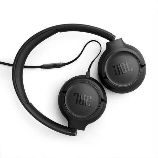 Casque JBL Tune 530 filaire câble mini-jack 3,5 mm Usage universel Pliable Noir
