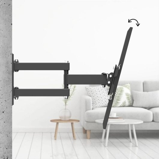 Supporto TV Hama 00220910 orientabile per 32-75 pollici nero acciaio