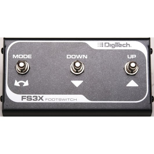 Footswitch Controller Digitech FS3X Nero Compatibile Amplificatori Garanzia 3 Anni