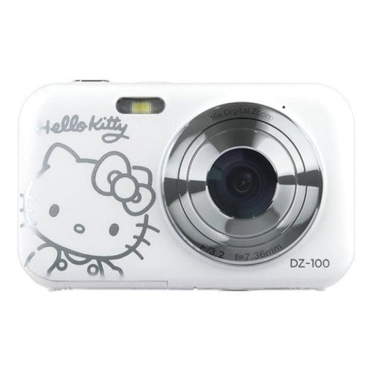 Camera Compatta Yashica DZ-100 44MP Zoom Digitale 16x USB-C Schermo IPS Bianco