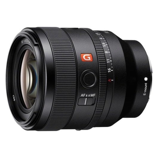 Objectif Sony FE 50mm F1.4 GM Monture E Autofocus Pare-soleil Inclus