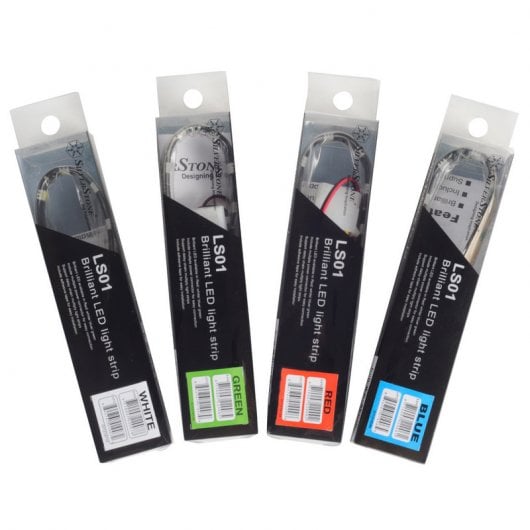 SilverStone SST-LS01R Tira LED Brillante Color Rojo