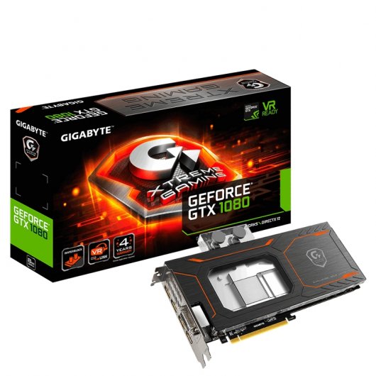 Gigabyte GeForce GTX 1080 Xtreme Gaming Water Cooling WB 8GB GDDR5X