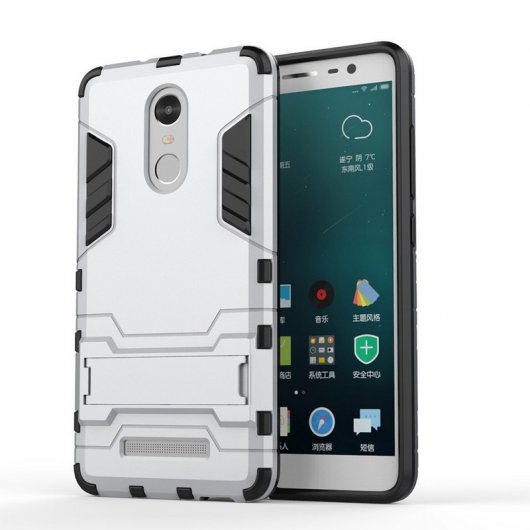 Cool Shield Funda Plata para Xiaomi Redmi Note 3