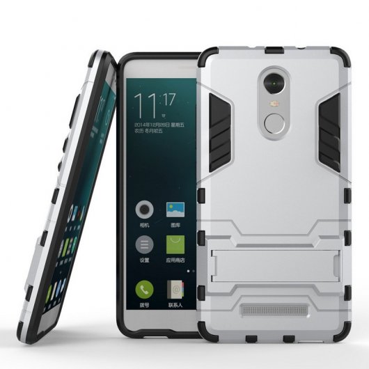 Cool Shield Funda Plata para Xiaomi Redmi Note 3