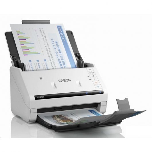 Epson WorkForce DS-570W Escaner Negro y Color