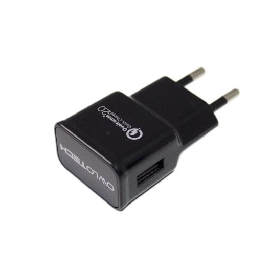 Owlotech Cargador Quick Charge 2.0 USB Lightning + Micro USB