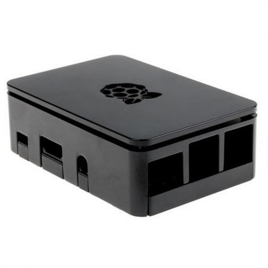 Raspberry Carcasa Oficial para Raspberry Pi 3/3B/2/B Negra