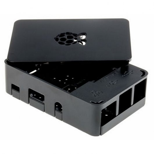 Raspberry Carcasa Oficial para Raspberry Pi 3/3B/2/B Negra