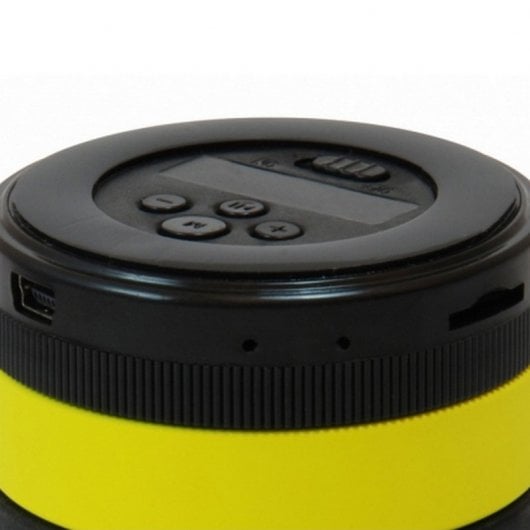 Conceptronic Super Bass Altavoz Bluetooth Cilindro Amarillo