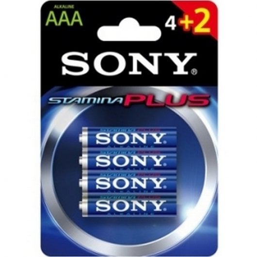 Sony AM4 Pack 4+2 Pilas Alcalinas Stamina Plus AAA LR3