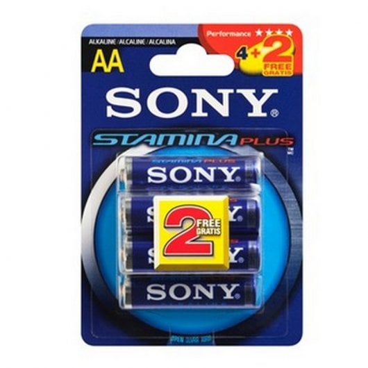 Sony AM3 Pack 4+2 Pilas Alcalinas Stamina Plus AA LR6
