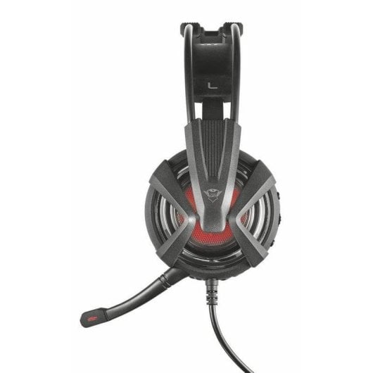 Auriculares Trust GXT 353 com fio USB Gaming Iluminação Vibração Preto/Vermelho