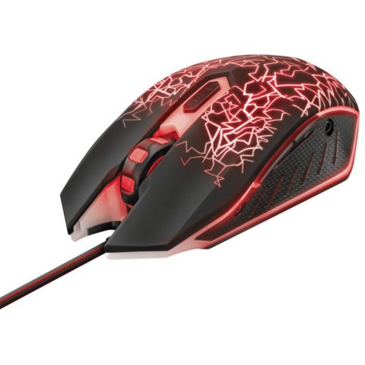 Trust GXT 105 Ratón Gaming 2400DPI Negro