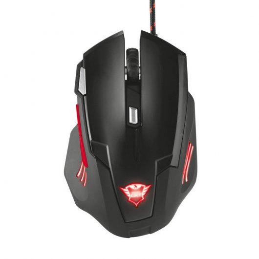 Trust GXT 111 Ratón Gaming 2500DPI Negro