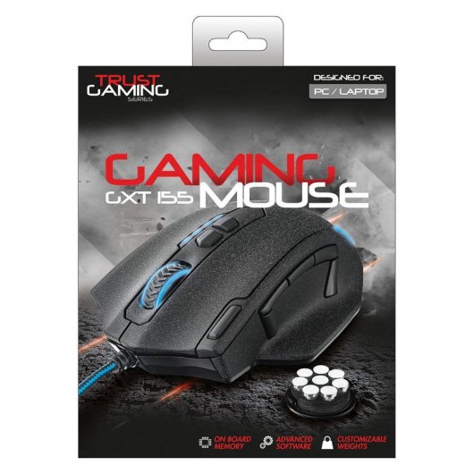 Trust GXT 155 Ratón Gaming 4000DPI Negro
