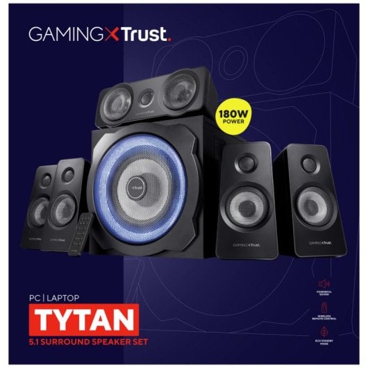 Trust GXT 658 Tytan Altavoces 5.1