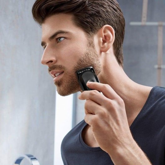 Multigroomer Braun MGK3020 Kabellos 40min Nass und Trocken 13 Einstellungen 4 Aufsteckkämme Schnellladung