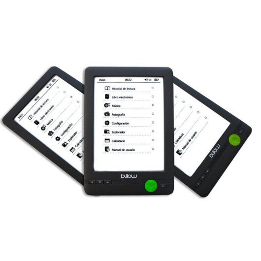 Billow E03FL E-reader Tinta Electrónica 4GB Luz Frontal 6" Negro