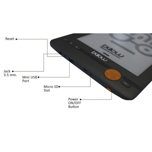 Billow E03E E-reader Tinta Electrónica 4GB 6" Negro