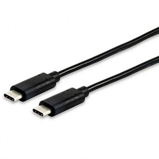 Equip Cable USB Tipo C a Tipo C Macho 1m Negro