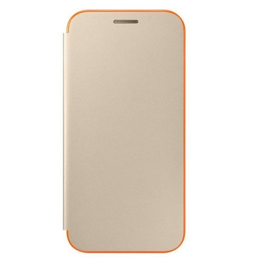 Samsung Neon Flip Wallet Dorada para Samsung Galaxy A3 2017