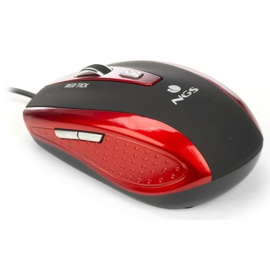 NGS Red tick mouse Mano destra USB tipo A Ottico 800 DPI