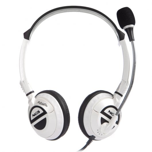 NGS MSX6 Pro Headset mit Mikrofon weiß