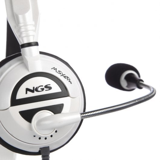 NGS MSX6 Pro Headset mit Mikrofon weiß