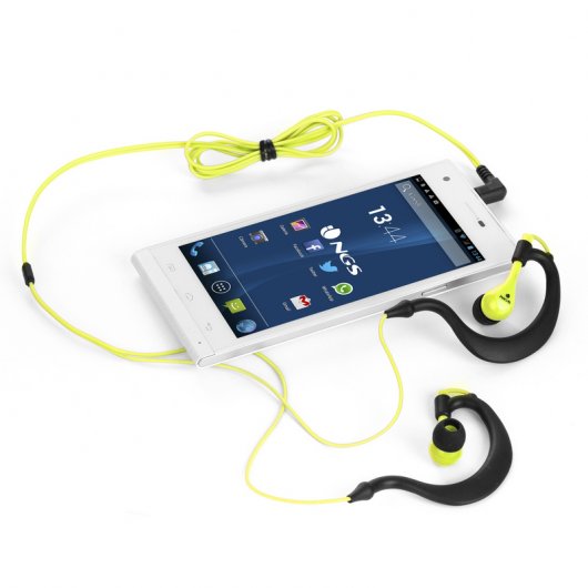 NGS Triton Yellow Auriculares Deportivos Amarillos