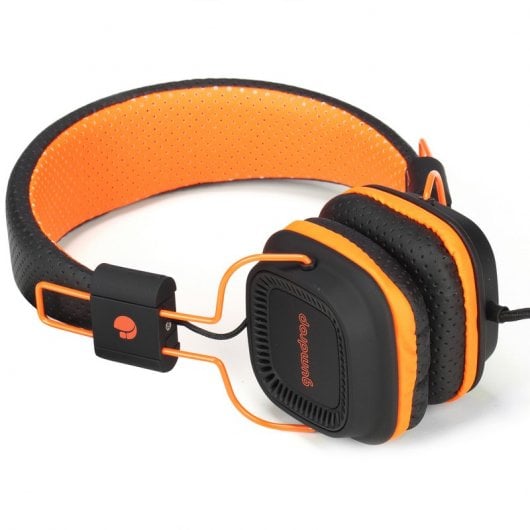 NGS DJ Gumdrop Orange Auriculares con Micrófono