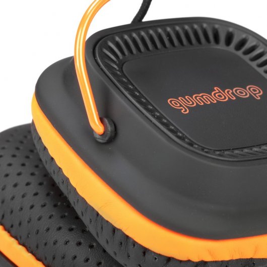 NGS DJ Gumdrop Orange Auriculares con Micrófono