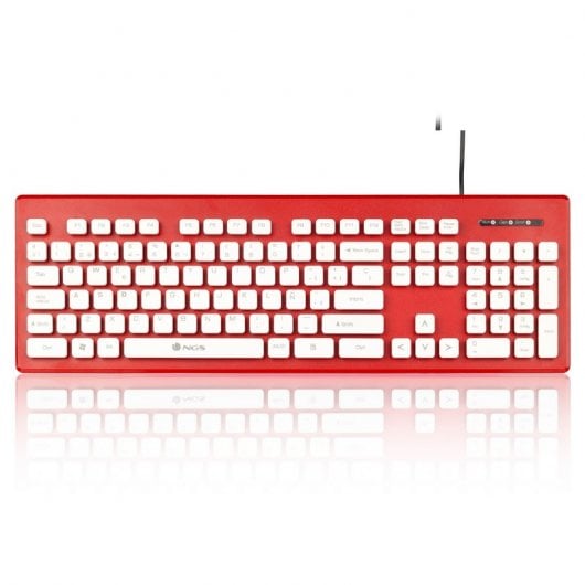 NGS Clipper Red Teclado USB