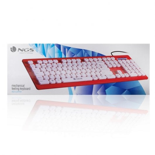 NGS Clipper Red Teclado USB