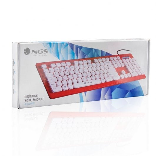 NGS Clipper Red Teclado USB
