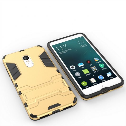 Cool Shield Funda Dorada para Xiaomi Redmi Note 4
